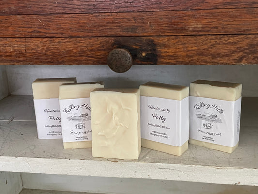 Unscented Goat Milk Soap No Coconut Oil